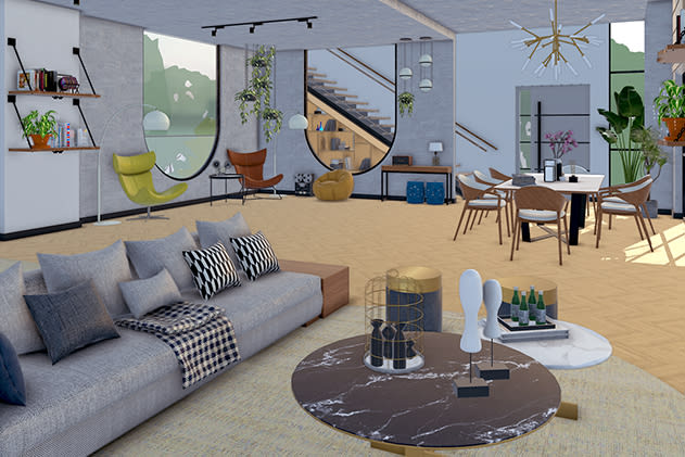 Dizajn enterijera modelovan u SketchUp