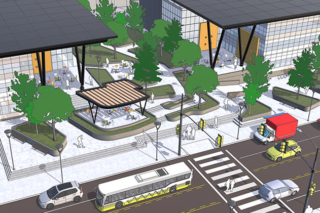 Pejzaž i javni prostor modelovani u SketchUp